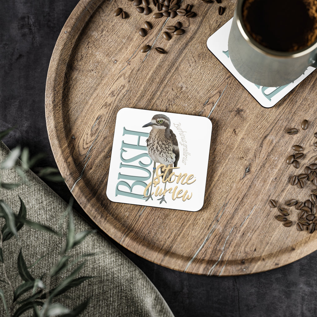 Bush Stone-curlew  Cork-Back Coaster