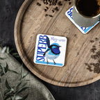Superb Fairy-wren Cork-Backed Coaster