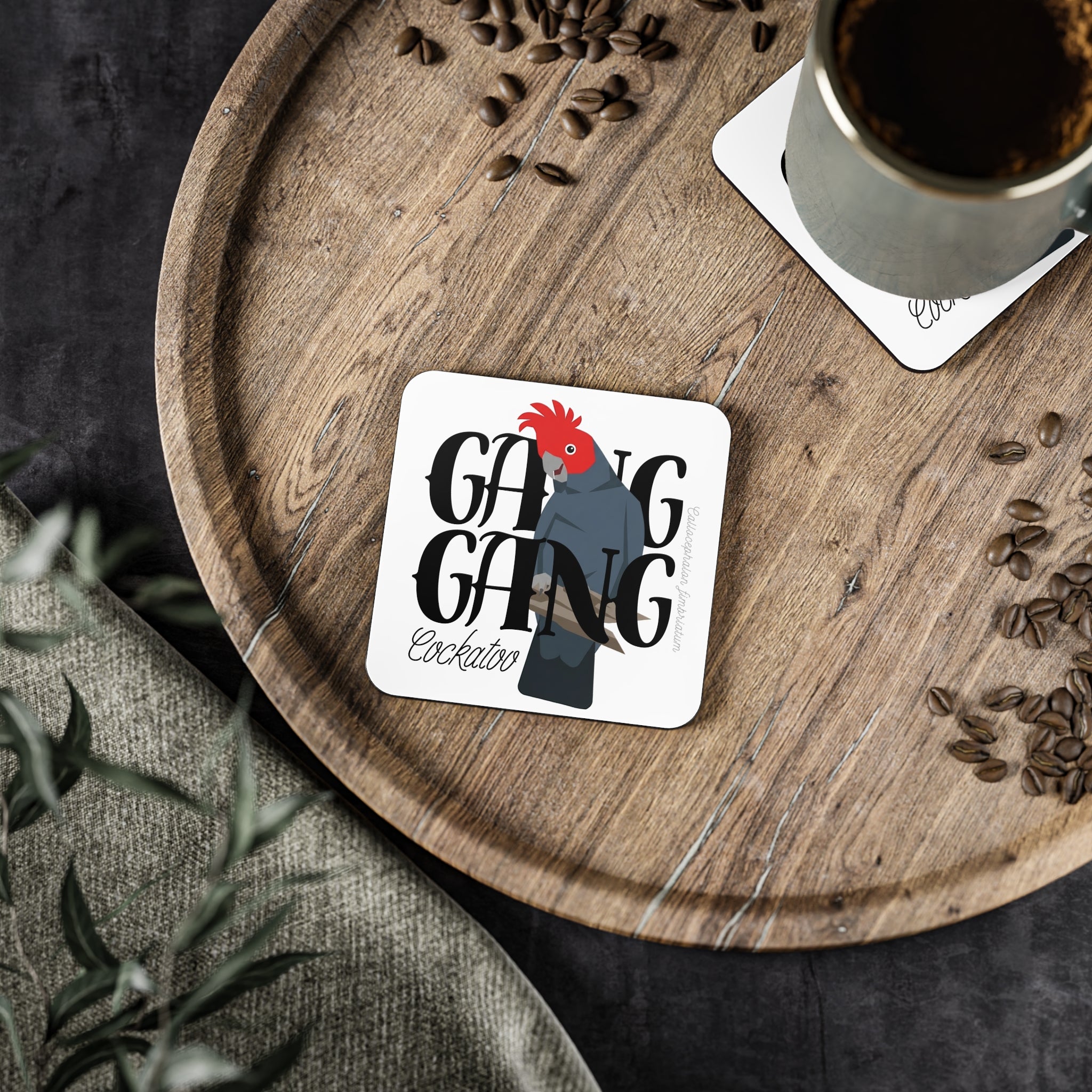 Gang-gang Cockatoo Coaster