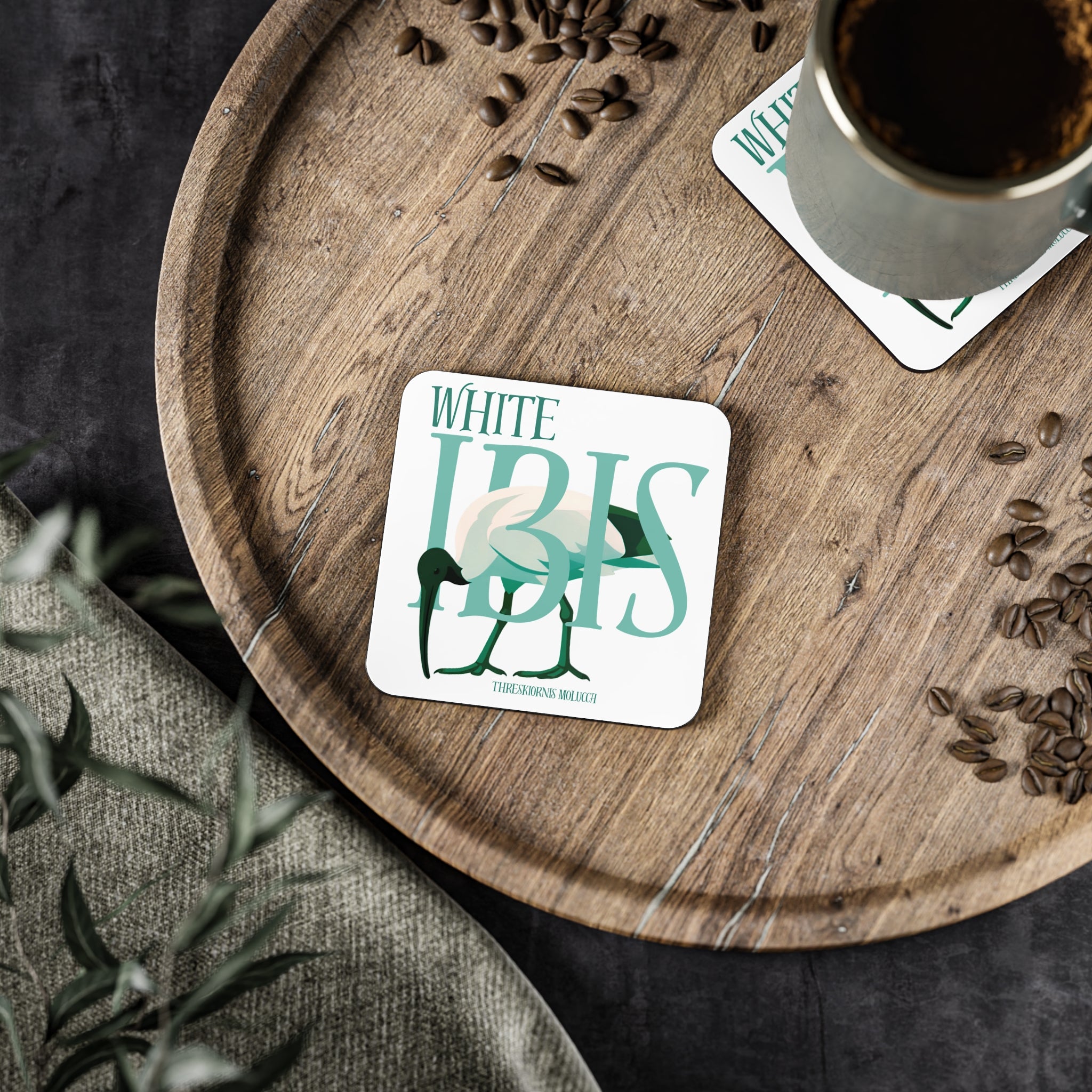 White Ibis Coaster