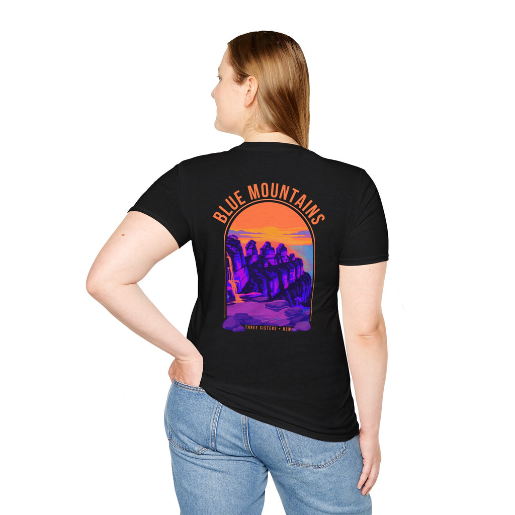 Blue Mountains Three Sisters Graphic T-Shirt
