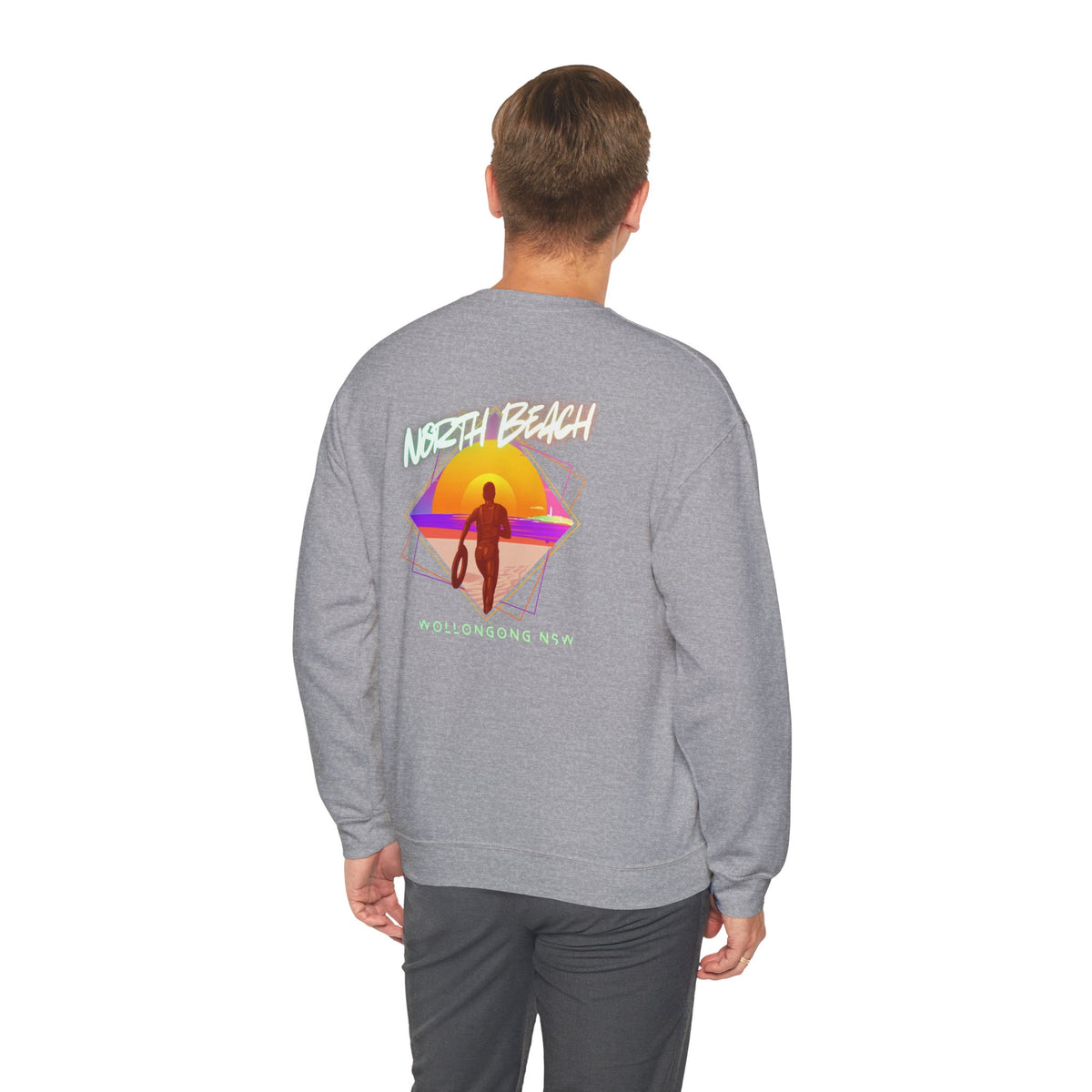 North Beach Wollongong Graphic Crewneck Sweatshirt