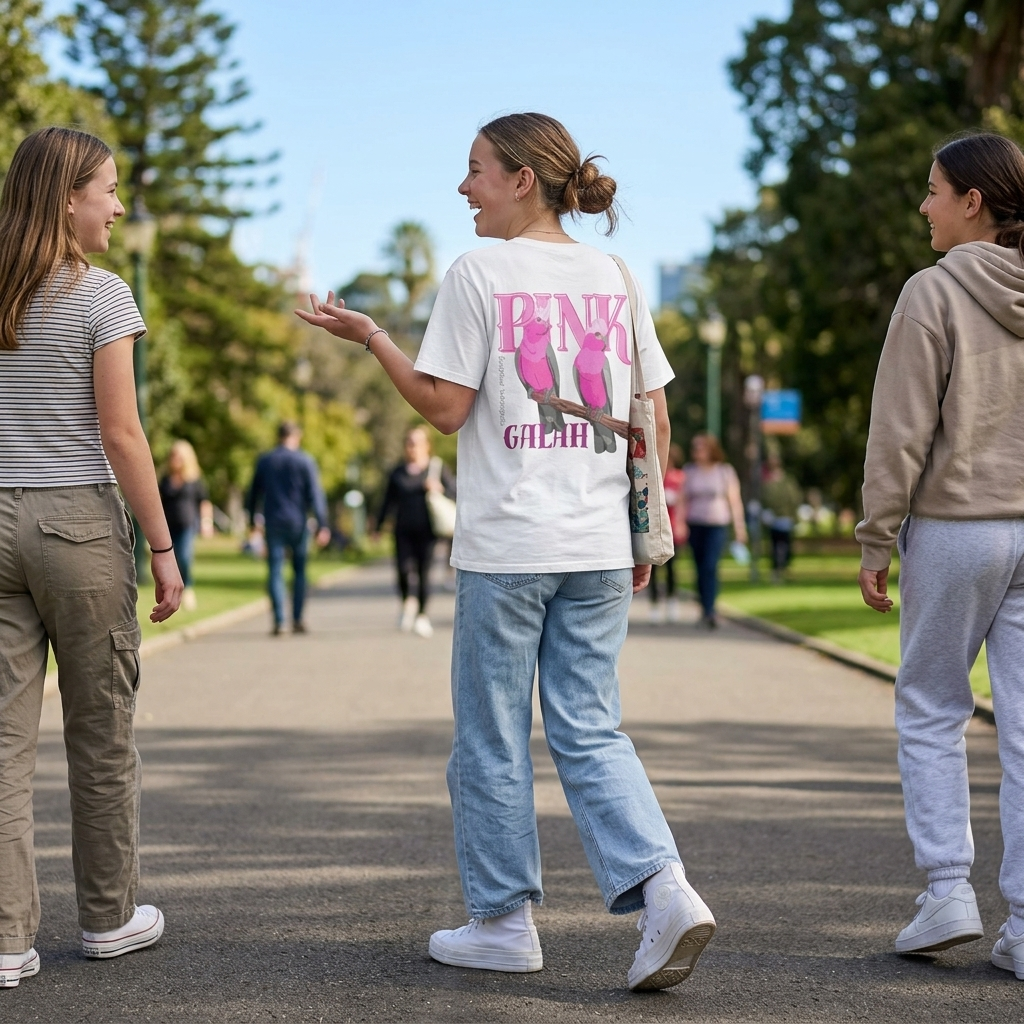 Pink Galah Tee